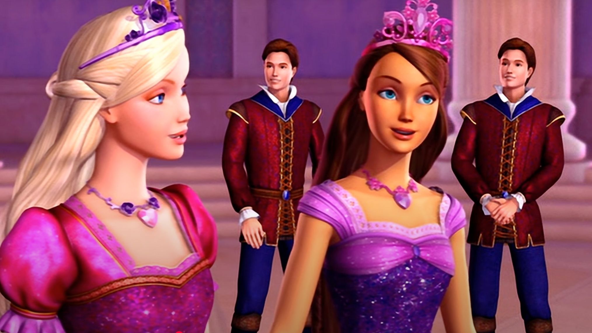 Alexa, Liana, Ian, and Jeremy in Barbie & the Diamond Castle