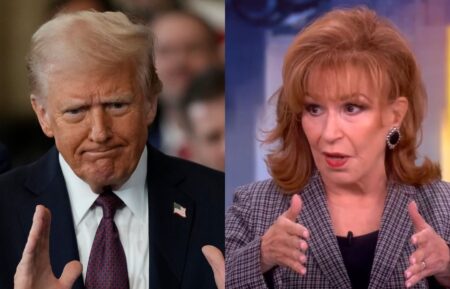 Donald Trump/Joy Behar on ABC's 'The View,' July 23, 2025.