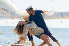 Lilly James and Josh Dylan as Young Donna and Bill in Mamma Mia! Here We Go Again