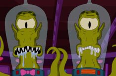 Harry Shearer and Dan Castellaneta as Kang and Kodos in The Simpsons