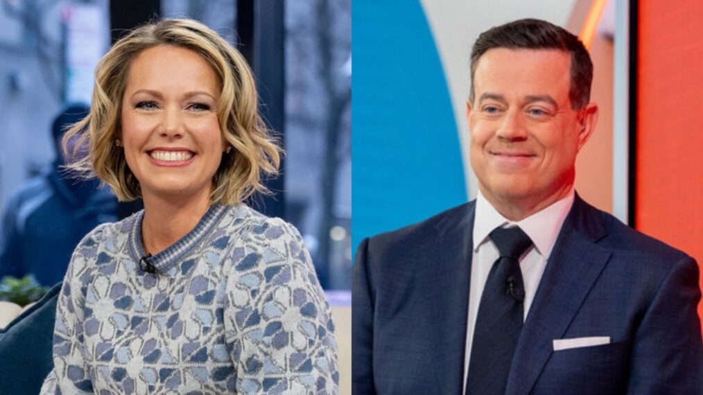 Dylan Dreyer and Carson Daly on NBC's 'Today.'