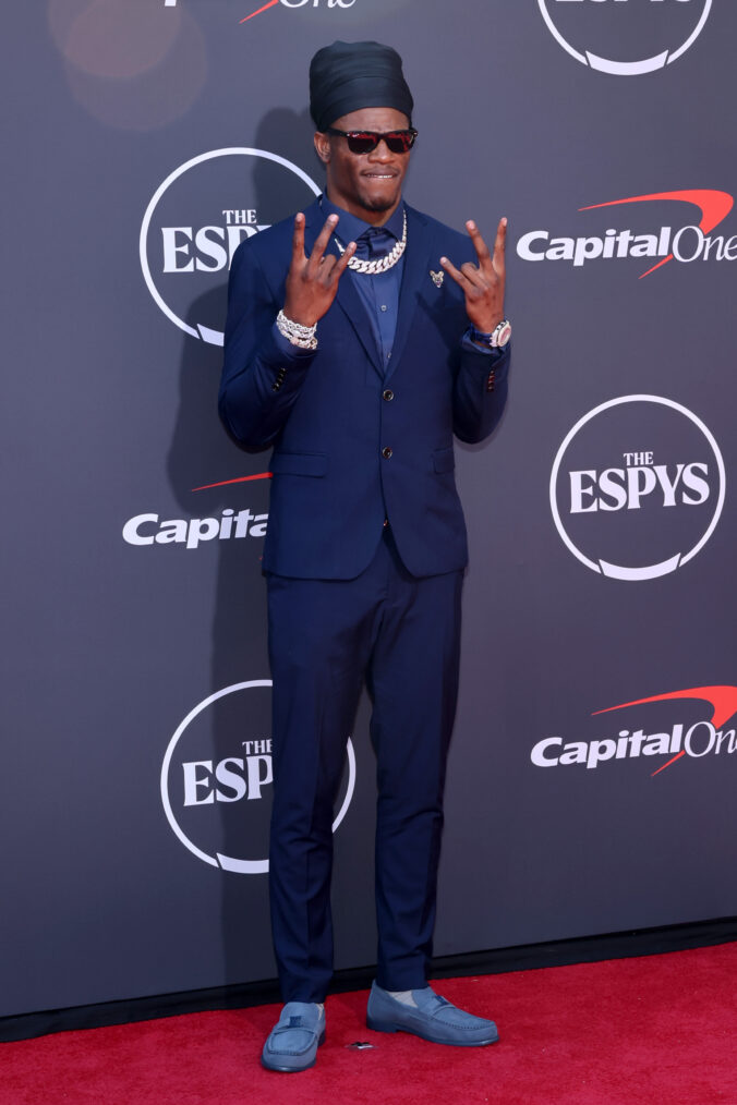 Lamar Jackson attends the 2025 ESPY Awards at Dolby Theatre on July 16, 2025 in Hollywood, California.