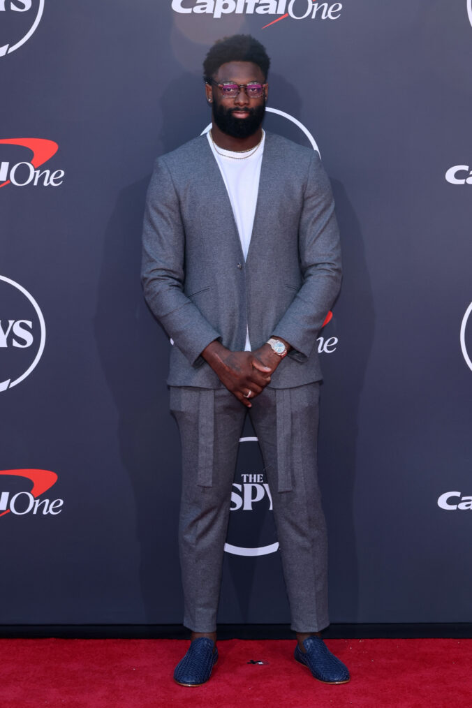 Josh Sweat attends the 2025 ESPY Awards at Dolby Theatre on July 16, 2025 in Hollywood, California.