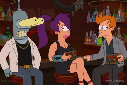 Bender, Leela, and Fry in Season 13 of 'Futurama'