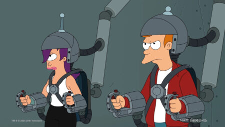 Leela and Fry in Season 13 of 'Futurama'