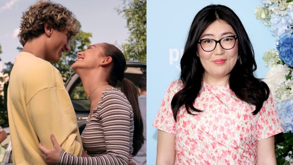 Gavin Casalegno and Lola Tung on 'The Summer I Turned Pretty' Season 3, Episode 1; Jenny Han.