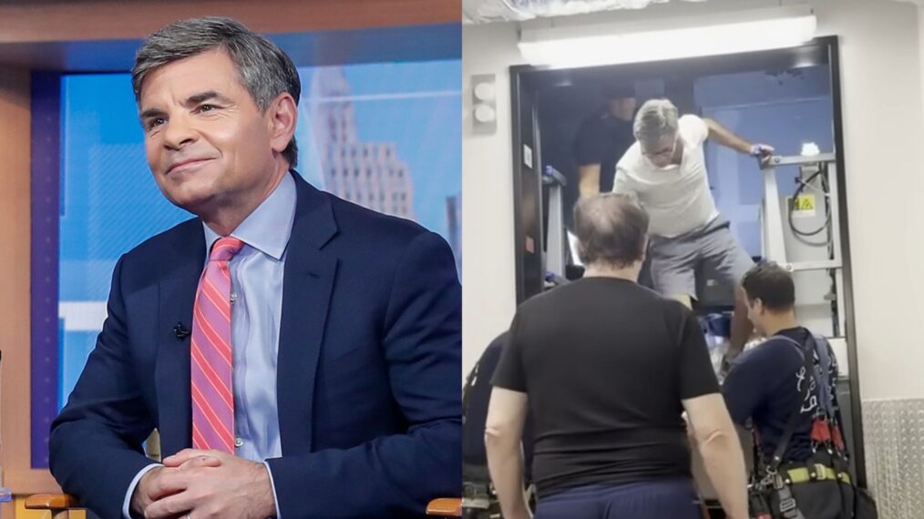 See ‘GMA’s George Stephanopoulos Get Stuck in Elevator on Way to Work