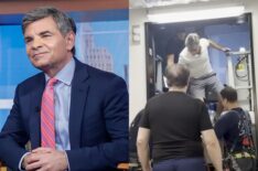 See 'GMA's George Stephanopoulos Get Stuck in Elevator on Way to Work