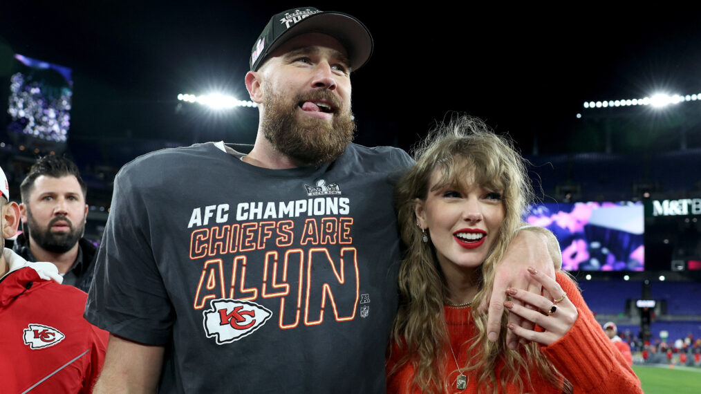 Travis Kelce and Taylor Swift, Happy Gilmore