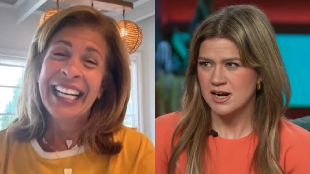 Hoda Kotb on 'Today,' Kelly Clarkson on 'The Kelly Clarkson Show,' NBC.