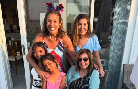 Hoda Kotb and family, July 2025.