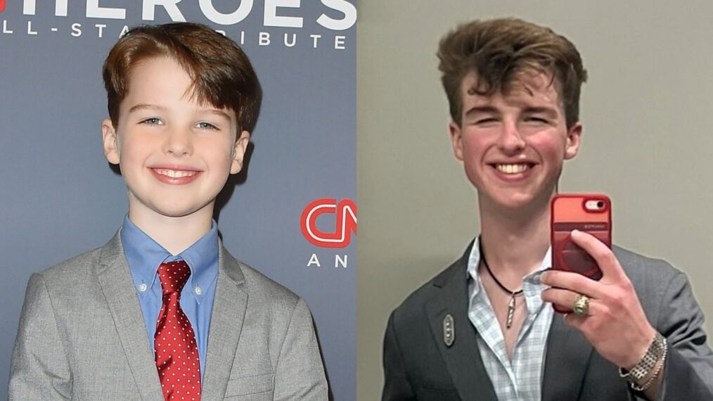 Iain Armitage in 2017 and 2025.