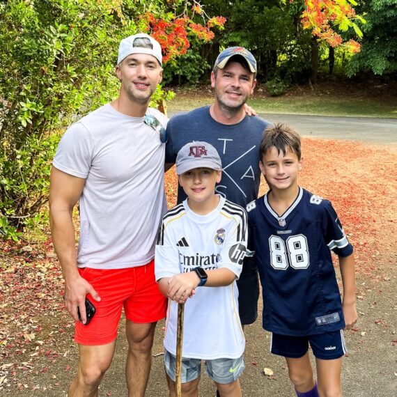 ason Hanna and Joe Riggs and sons Ethan and Lucas, Magnolia Network's 'Back to the Frontier.'