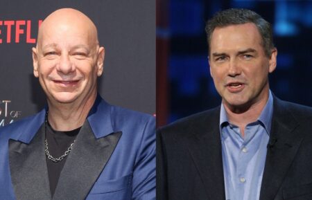 Jeff Ross and Norm Macdonald.