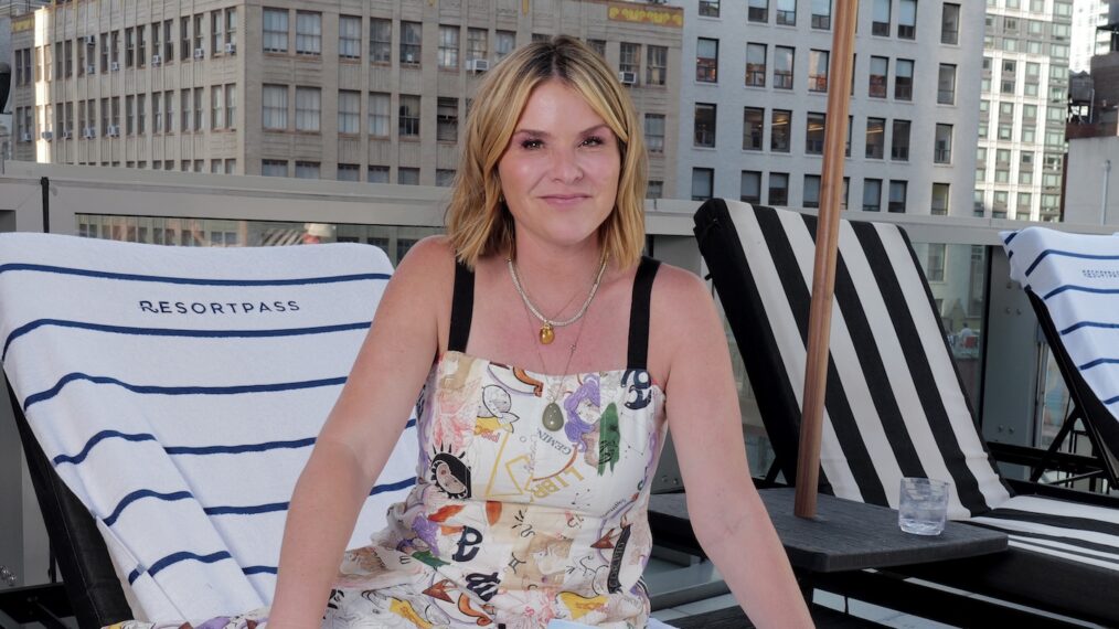 Jenna Bush Hager hosts poolside event with ResortPass to celebrate a partnership where spa and pool day passes will feature her imprint’s debut title, Conform, at Virgin Hotels New York City on June 25, 2025