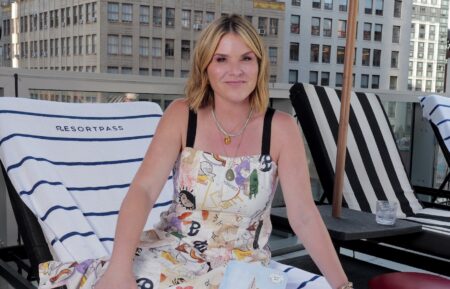 Jenna Bush Hager hosts poolside event with ResortPass to celebrate a partnership where spa and pool day passes will feature her imprint’s debut title, Conform, at Virgin Hotels New York City on June 25, 2025