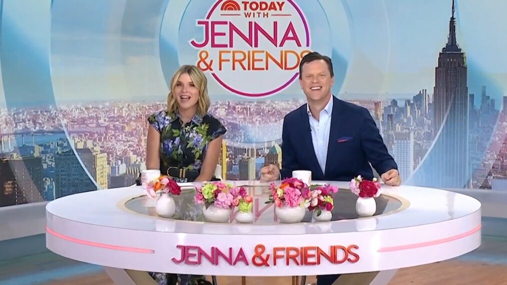 Jenna Bush Hager and Willie Geist on NBC's 'Today With Jenna & Friends,' July 24, 2025.