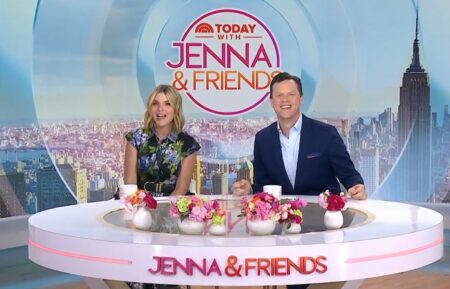 Jenna Bush Hager and Willie Geist on NBC's 'Today With Jenna & Friends,' July 24, 2025.
