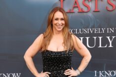 Jennifer Love Hewitt attends the 'I Know What You Did Last Summer' Los Angeles premiere, July 2025.