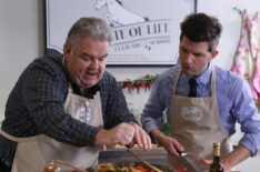 Jim O'Heir and Adam Scott on Season 6, Episode 14, of NBC's 'Parks and Recreation.'