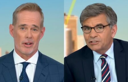 Joe Buck and George Stephanopoulos on ABC's Good Morning America,' July 2025.