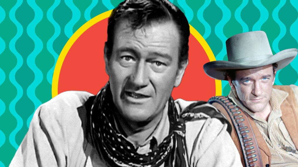 John Wayne, James Arness