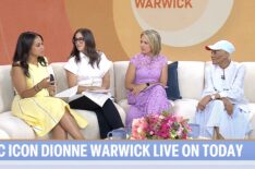 Laura Jarrett, Savannah Sellers, Dylan Dreyer, and Dionne Warwick on the third hour of 'Today,' July 21, 2025.