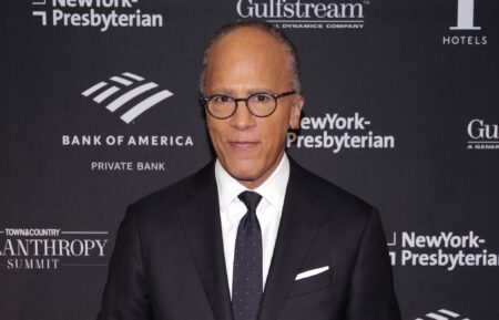 Lester Holt attends Town and Country's Philanthropy Summit in New York City, October 2024.