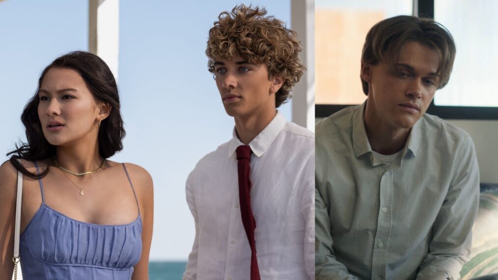Lola Tung, Gavin Casalegno, and Christopher Briney on Season 3 of Prime Videos' 'The Summer I Turned Pretty.'
