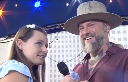 Madison Marilla and Zac Brown on the July 25, 2025, episode of NBC's 'Today.'