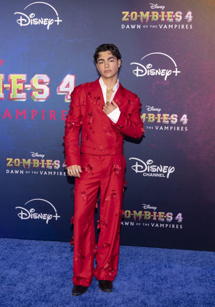 Malachi Barton attends the 'Zombies 4' Los Angeles premiere in July 2025.