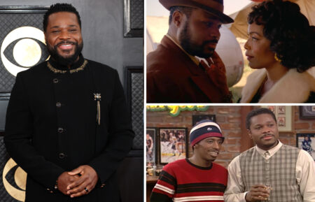 Malcolm-Jamal Warner with Angela Bassett in 'American Horror Story' and with Eddie Griffin in 'Malcolm & Eddie'