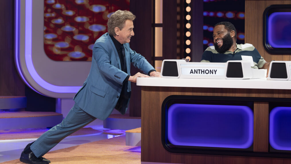 Martin Short and Anthony Anderson in 'Match Game' Season 1 Episode 1