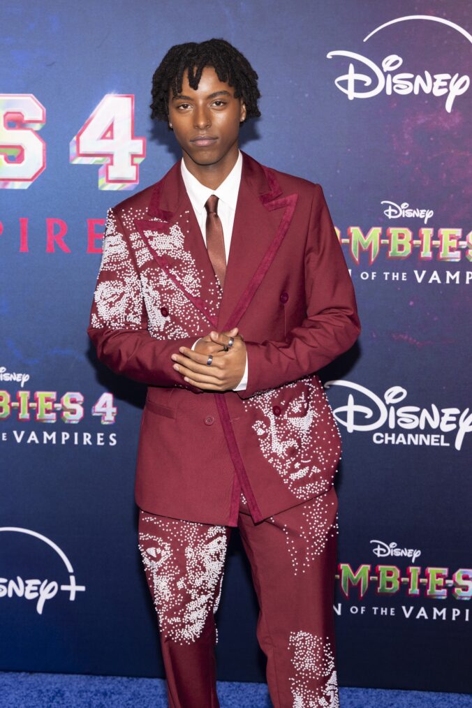 Mekonnen Knife attends the 'Zombies 4' Los Angeles premiere in July 2025.