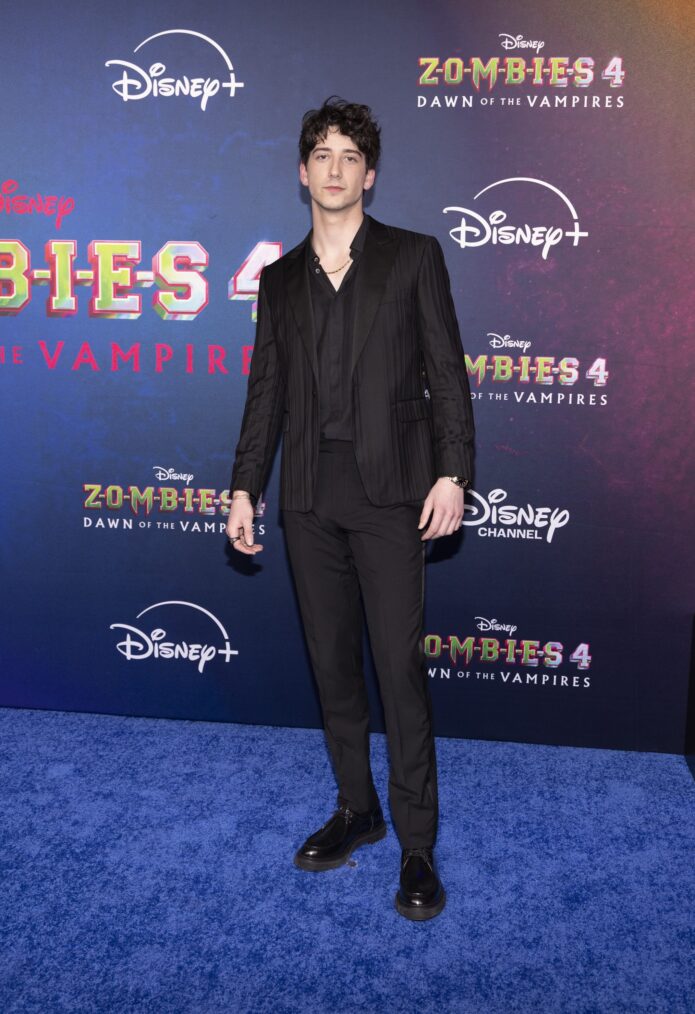 Milo Manheim attends the 'Zombies 4' Los Angeles premiere in July 2025.