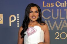 Mindy Kaling attends The 2025 Las Culturistas Culture Awards in Los Angeles, July 2025.