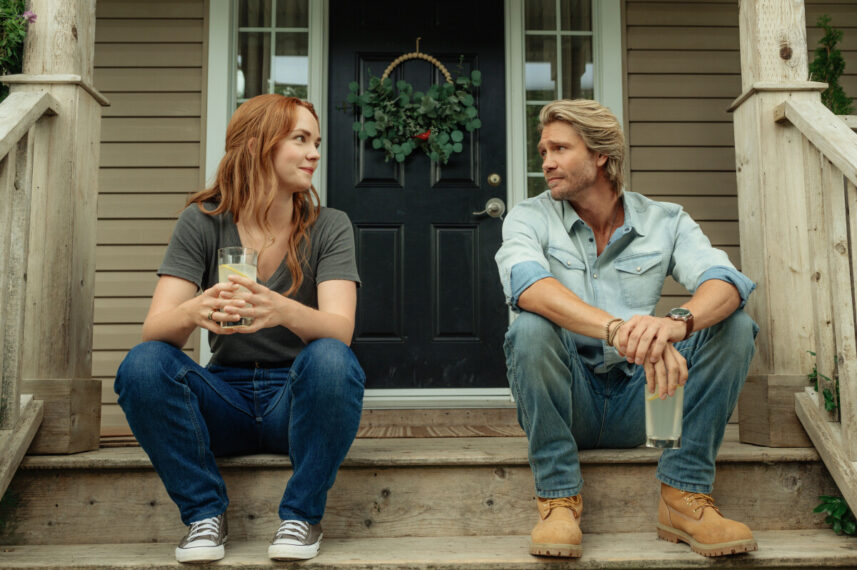 Morgan Kohan and Chad Michael Murray in Sullivan's Crossing Season 3