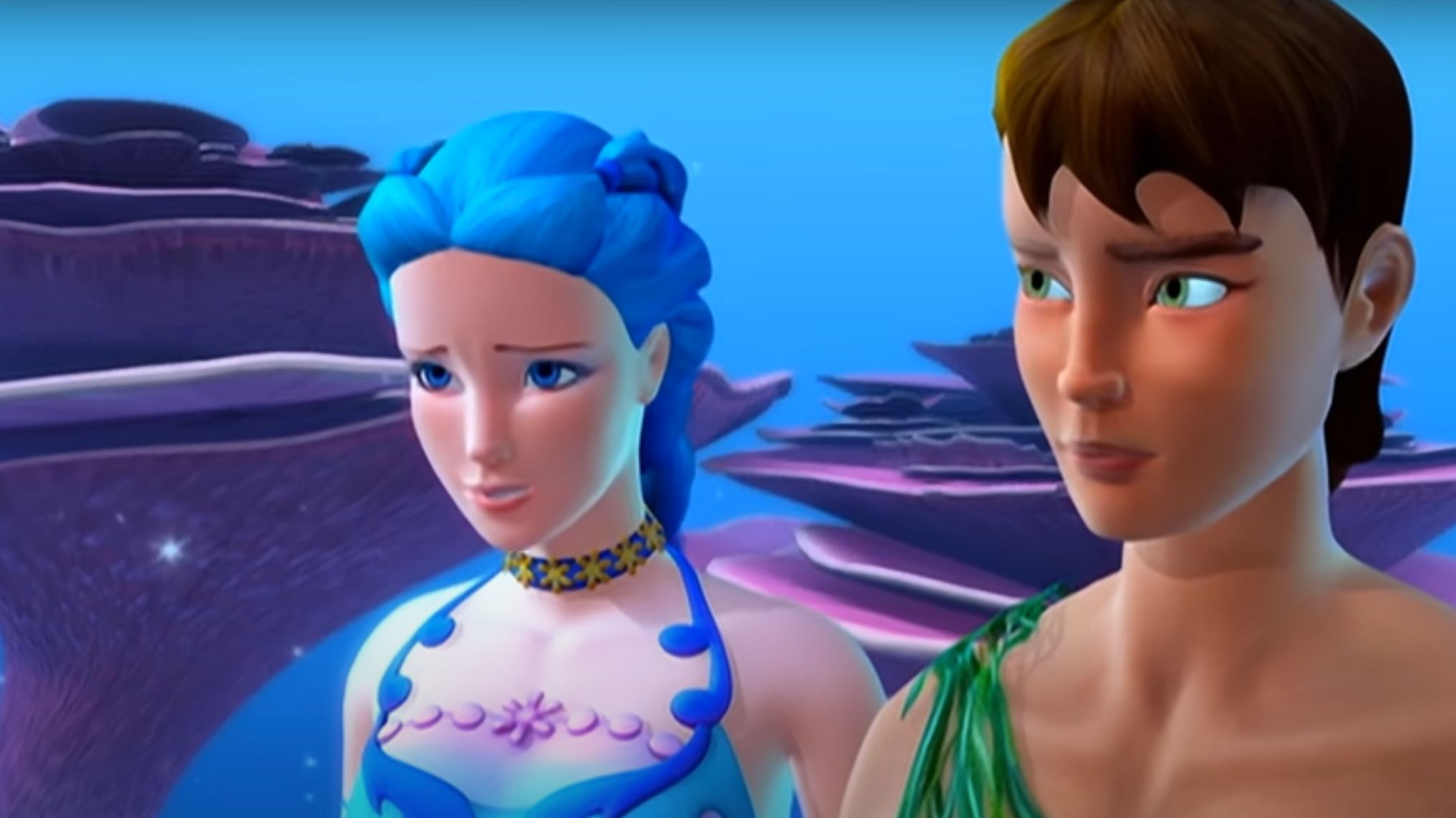 Nori and Nalu in Barbie: Mermaidia