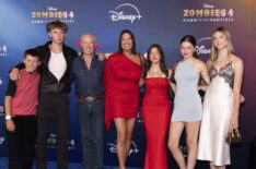 Neal McDonough and his family attend the 'Zombies 4' Los Angeles premiere in July 2025.