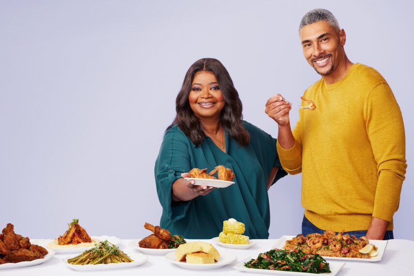 Octavia Spencer and Dook Chase in Family Recipe Showdown (1)