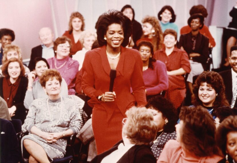 Oprah Winfrey on 'The Oprah Winfrey Show,' 1986.