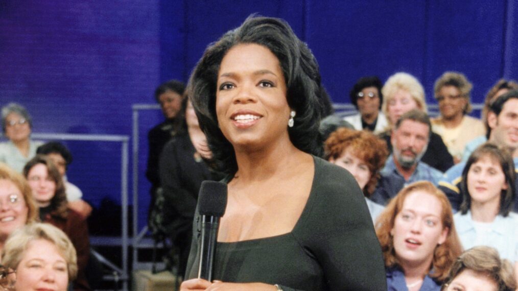 Oprah Winfrey on 'The Oprah Winfrey Show,' 1998.