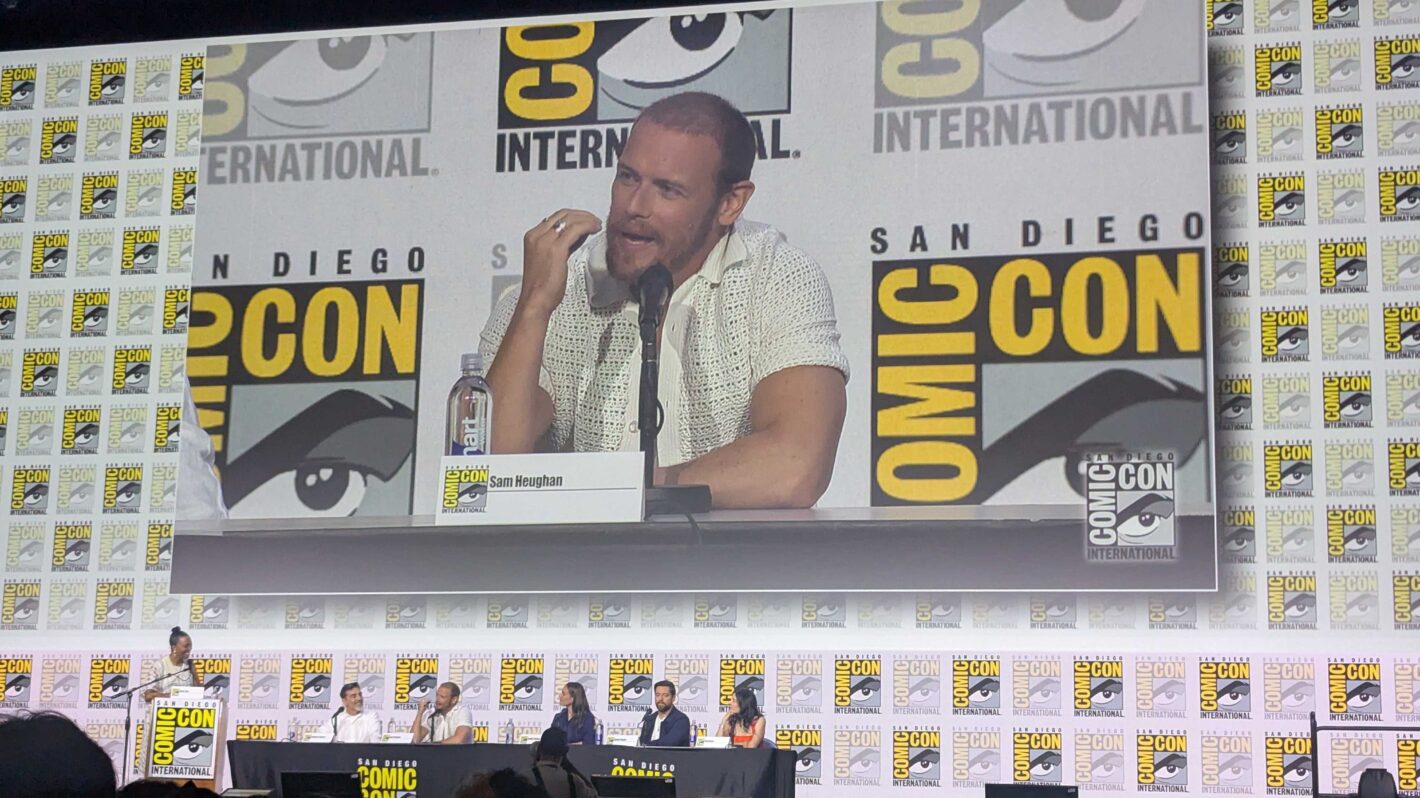 Sam Heughan on Outlander Hall H Panel
