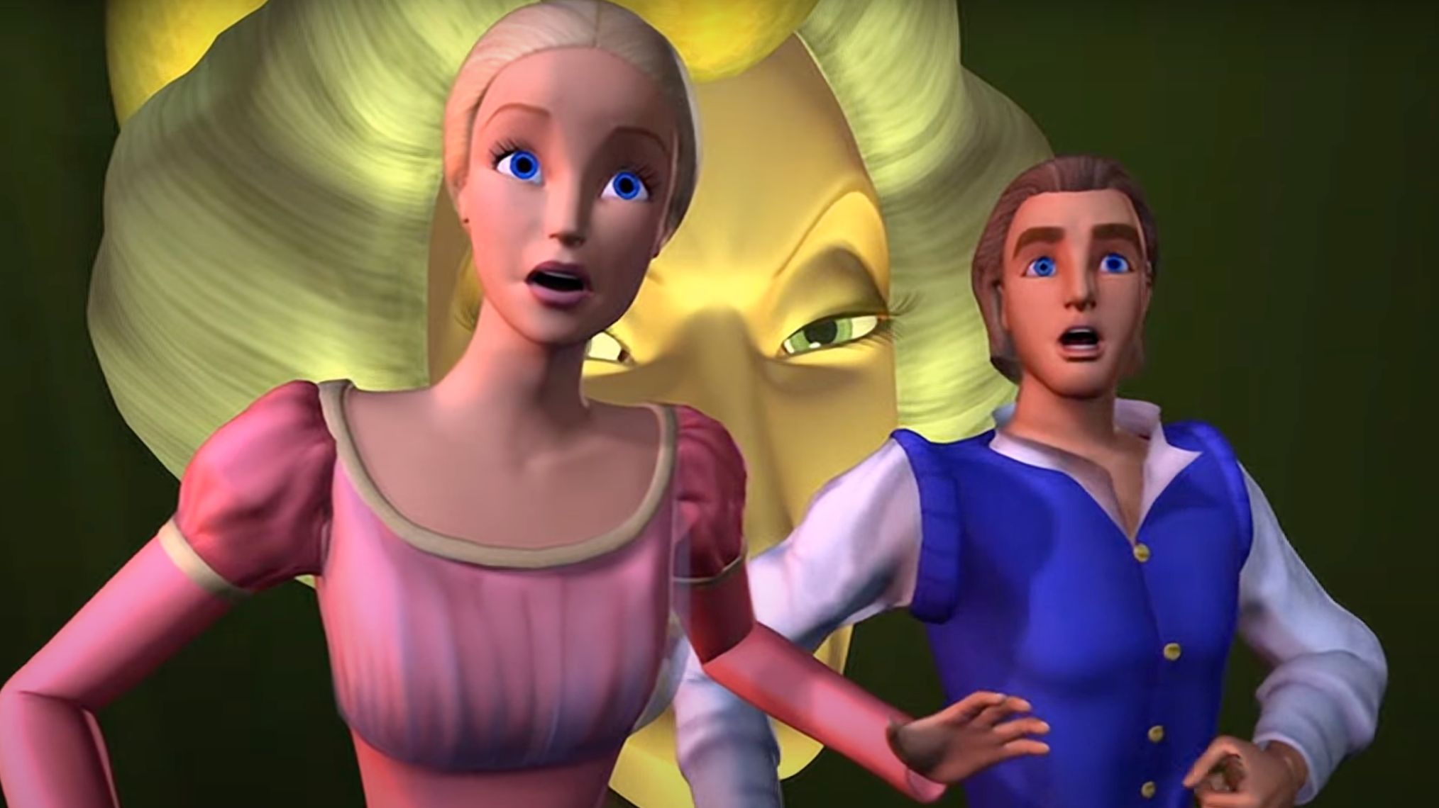 Rapunzel and Daniel in Barbie as Rapunzel
