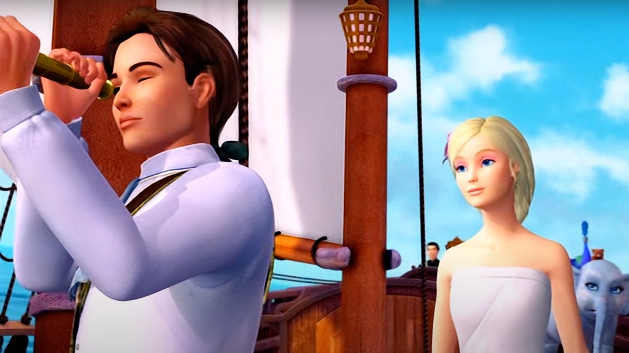 Ro and Antonio in Barbie as The Island Princess