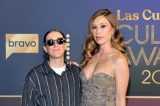 Robby Hoffman and Gabby Windey attend The 2025 Las Culturistas Culture Awards in Los Angeles, July 2025.