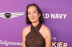 Rosalind Chao attends the Hollywood premiere of 'Freakier Friday,' July 22, 2025.