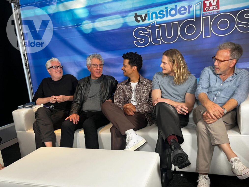 Rolin Jones, Eric Bogosian, Jacob Anderson, Sam Reid, and Mark Johnson for 'Interview With the Vampire'