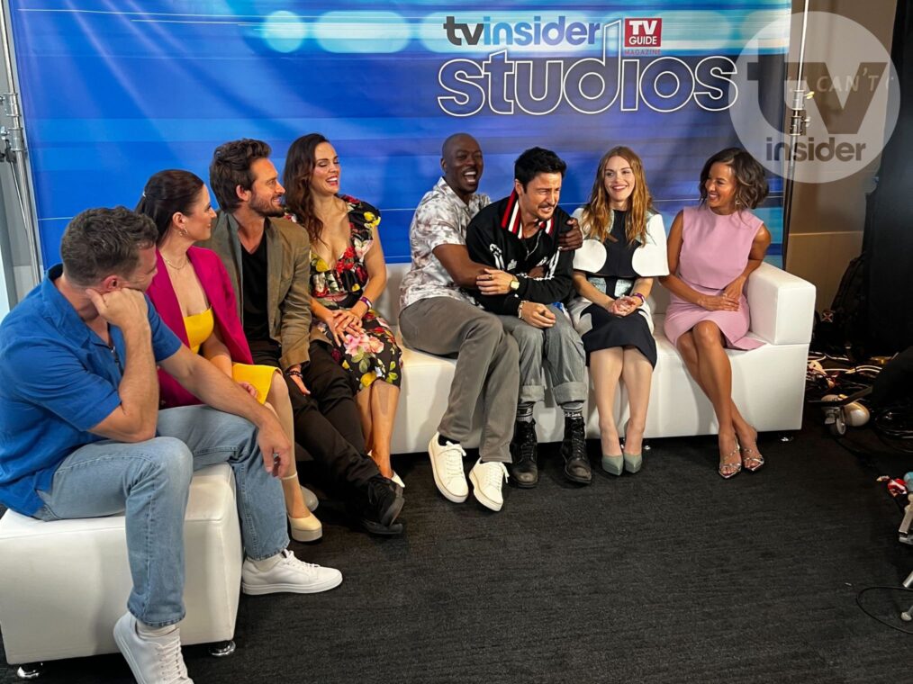 Luke MacFarlane, Chyler Leigh, Will Kemp, Erin Cahill, B.J. Britt, Tyler Hynes, Holland Roden, and Heather Hemmens for Hallmark
