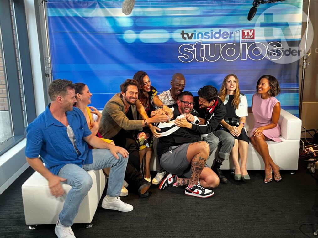 Luke MacFarlane, Chyler Leigh, Will Kemp, Erin Cahill, Damian Holbrook, B.J. Britt, Tyler Hynes, Holland Roden, and Heather Hemmens for Hallmark